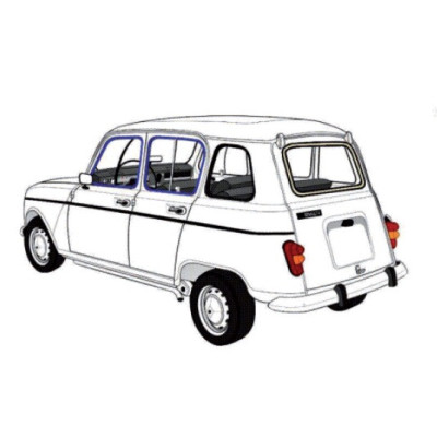 CR065 · 20x16.7mm Guía Cristal Ventanillas Renault