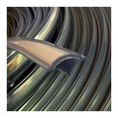 CR068 · 14x7.5mm Junquillo Contorno Cristal cromo
