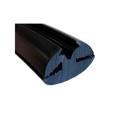 CR039 · 30x20mm Goma XL para Contorno Cristal · Caucho EPDM · Perfil para Uniones