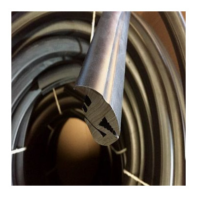 CR042 · 38.8x24.8mm Goma Contorno Cristal · Caucho EPDM · Perfil para Uniones